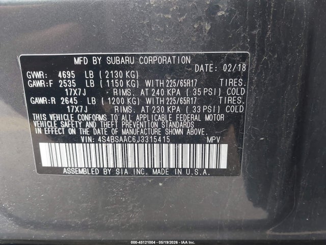 Subaru Outback 2.5i