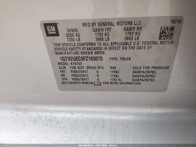 GMC Sierra 1500 Sle