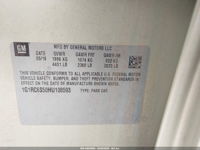 Chevrolet Volt Lt