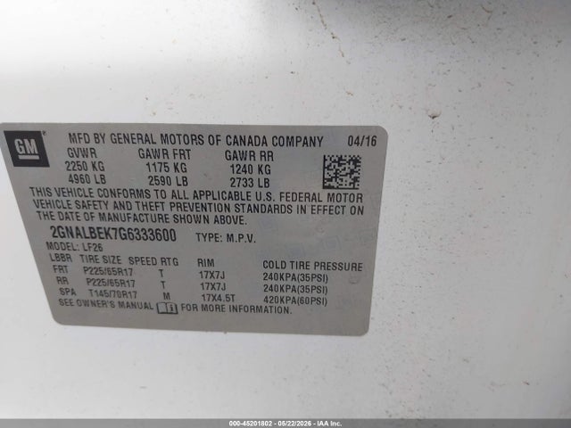 Chevrolet Equinox Ls