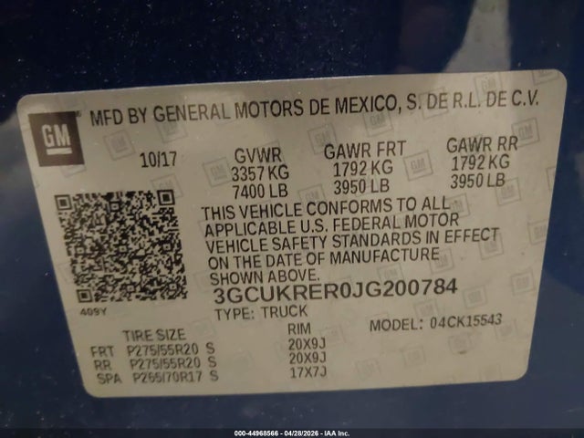 Chevrolet Silverado 1500 1lt