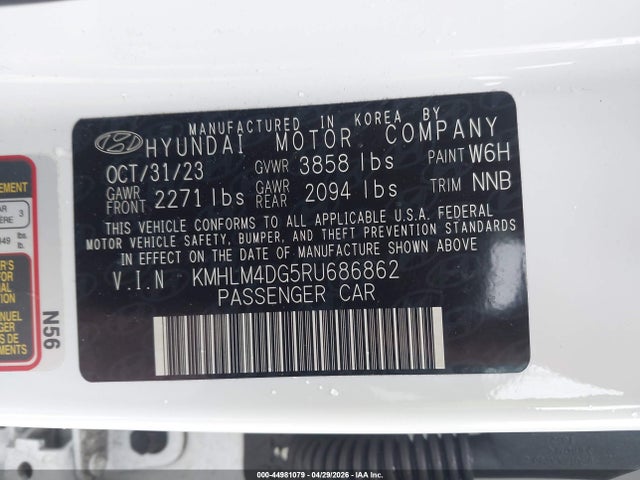 Hyundai ELANTRA Sel