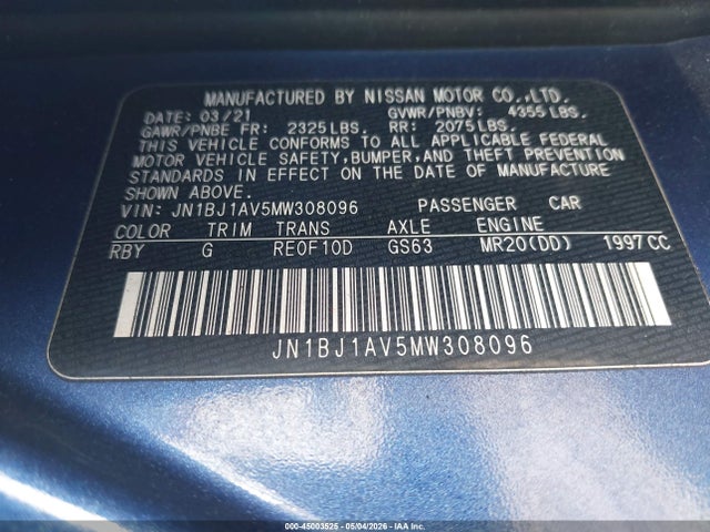 Nissan Rogue S Fwd Xtronic Cvt