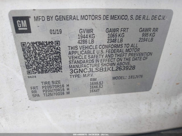 Chevrolet Trax Lt
