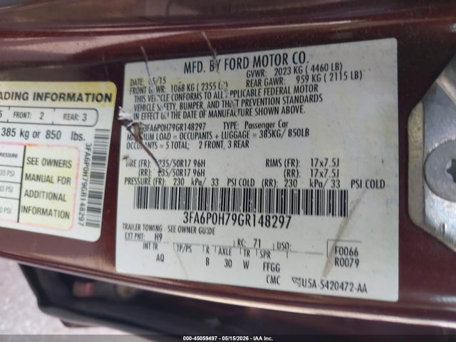Ford Fusion Se