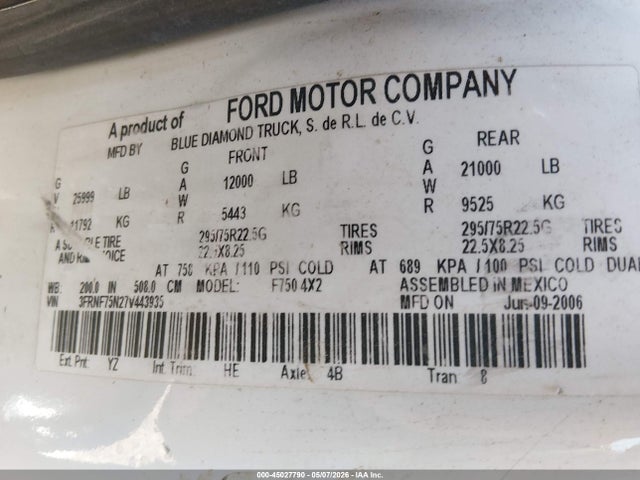 Ford F-750