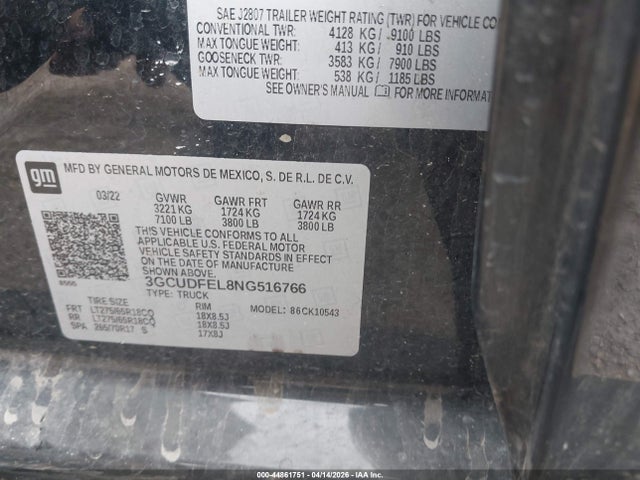 Chevrolet Silverado 1500 4wd  Short Bed Lt Trail Boss