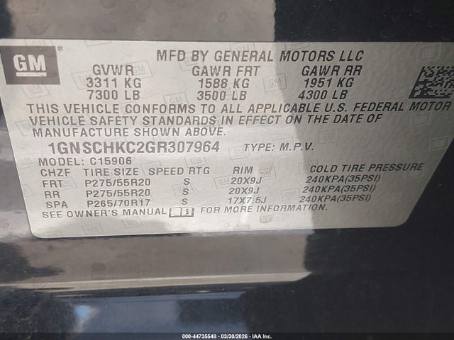Chevrolet Suburban Lt