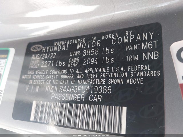 Hyundai ELANTRA Sel