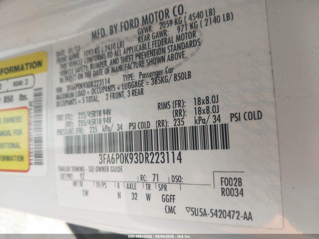 Ford Fusion Titanium