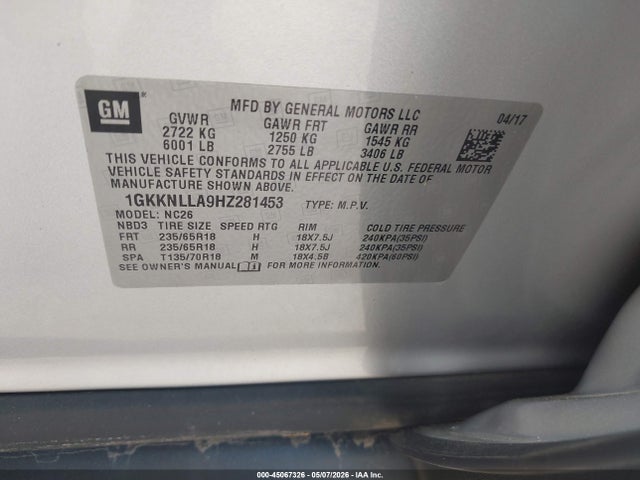 GMC Acadia Sle-2