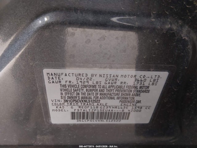 Nissan Kicks Sv Xtronic Cvt