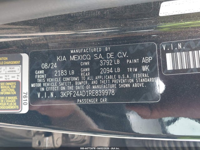 Kia Forte Lxs
