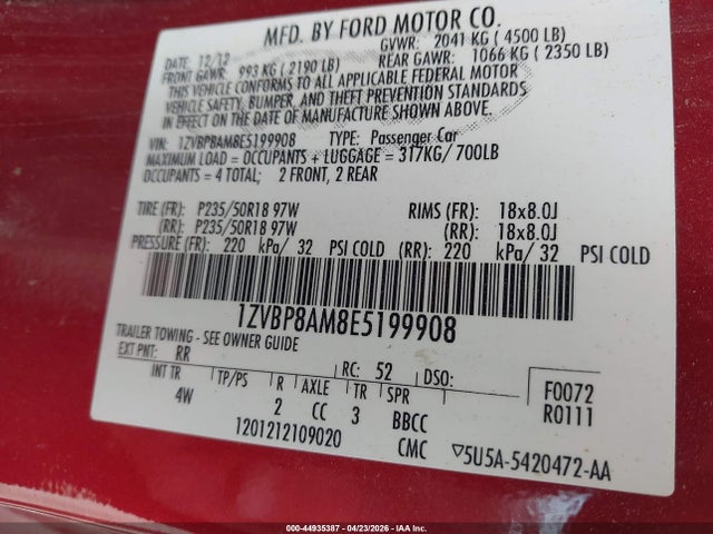 Ford Mustang V6 Premium