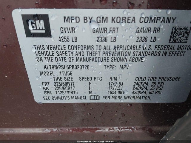 Chevrolet Trailblazer Fwd Lt
