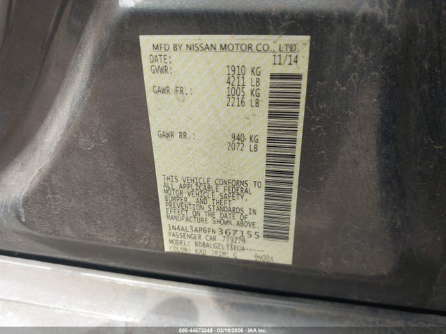 Nissan Altima 2.5 S