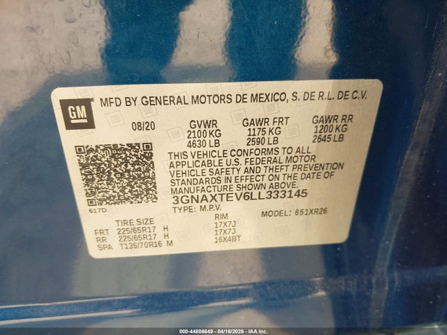Chevrolet Equinox Awd 2fl