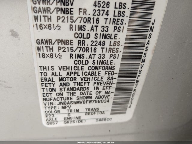 Nissan Rogue S
