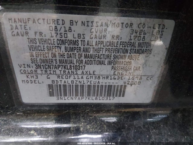 Nissan Versa 1.6 Sv
