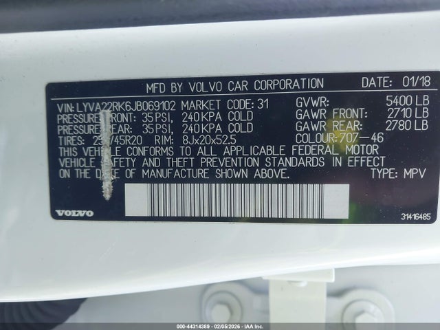 Volvo XC60 T6 Momentum