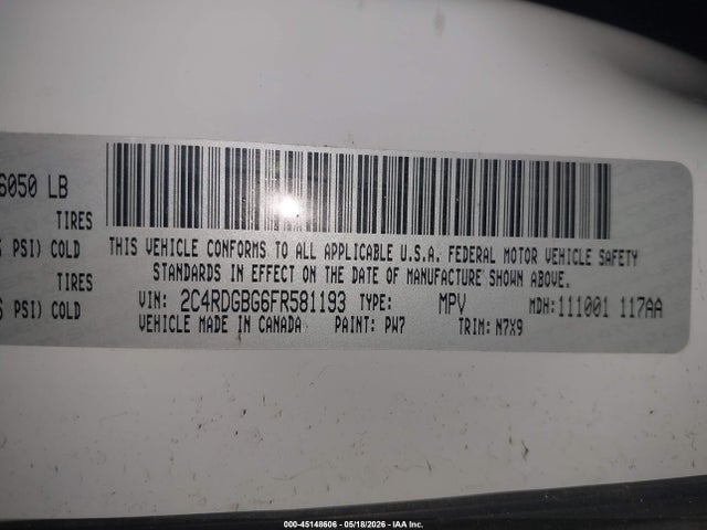 Dodge Grand Caravan Se