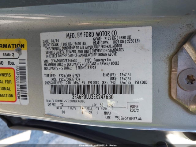 Ford Fusion Se
