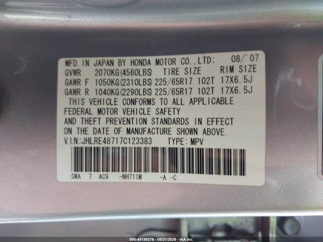 Honda CR-V Ex-l