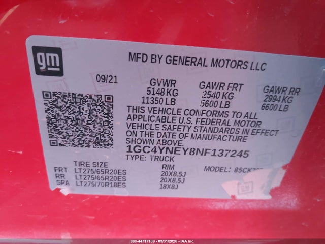 Chevrolet Silverado 2500 4wd  Standard Bed Lt