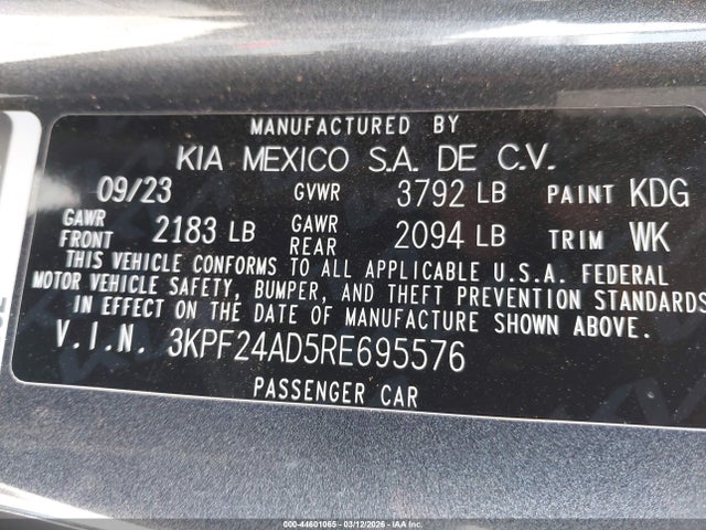 Kia Forte Lx