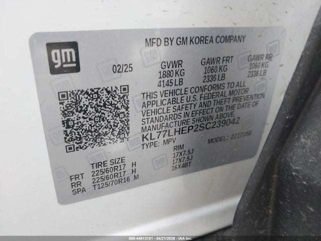 Chevrolet Trax Fwd Lt