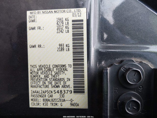 Nissan Altima 2.5 S