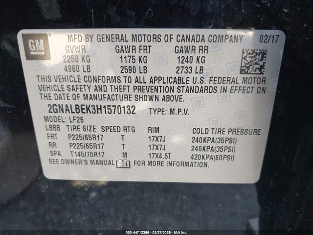 Chevrolet Equinox Ls