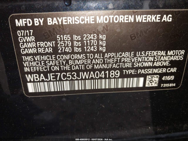 BMW 5 Series Xdrive