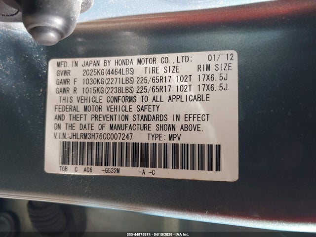 Honda CR-V Ex-l