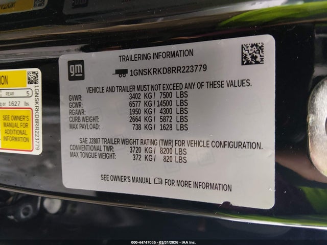 Chevrolet Tahoe 4wd Rst