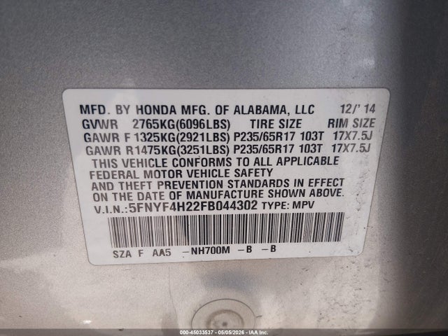 Honda Pilot Lx