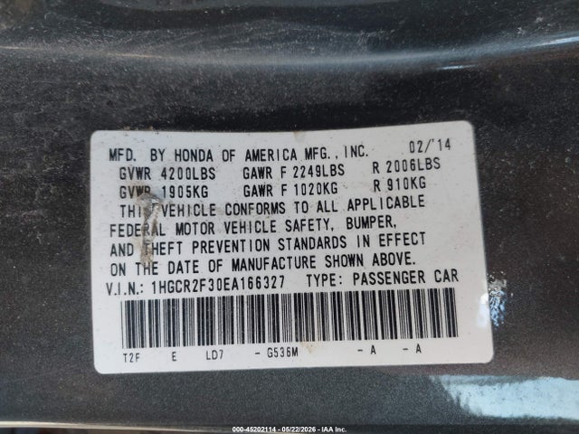 Honda Accord Lx