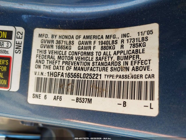 Honda Civic Lx