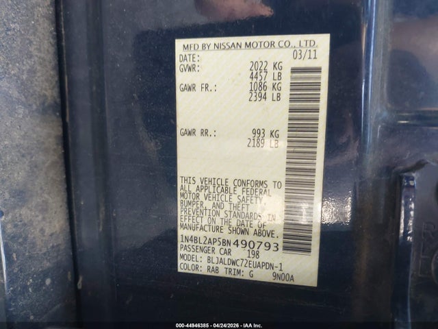 Nissan Altima 3.5 Sr