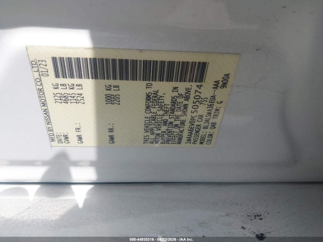 Nissan Maxima Sr Xtronic Cvt
