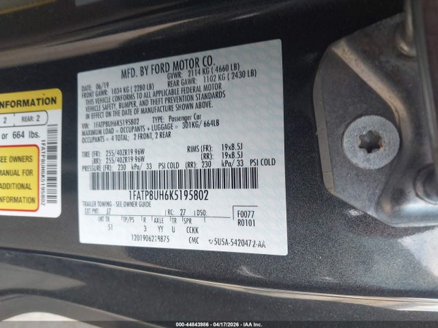Ford Mustang Ecoboost Premium