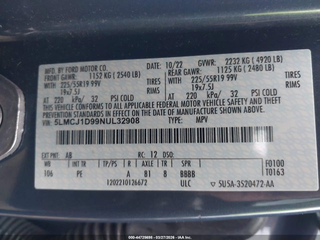 Lincoln Corsair Standard