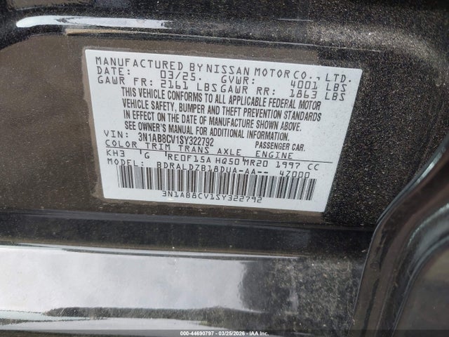 Nissan Sentra Sv
