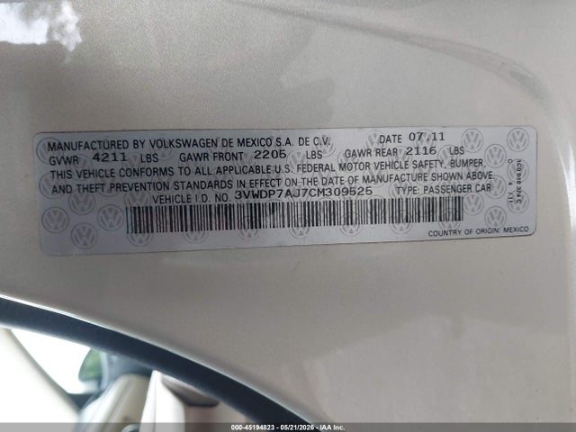 Volkswagen Jetta 2.5l Se