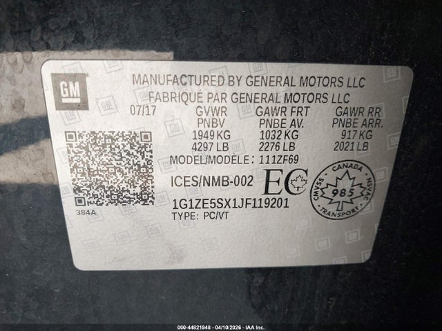 Chevrolet Malibu Premier