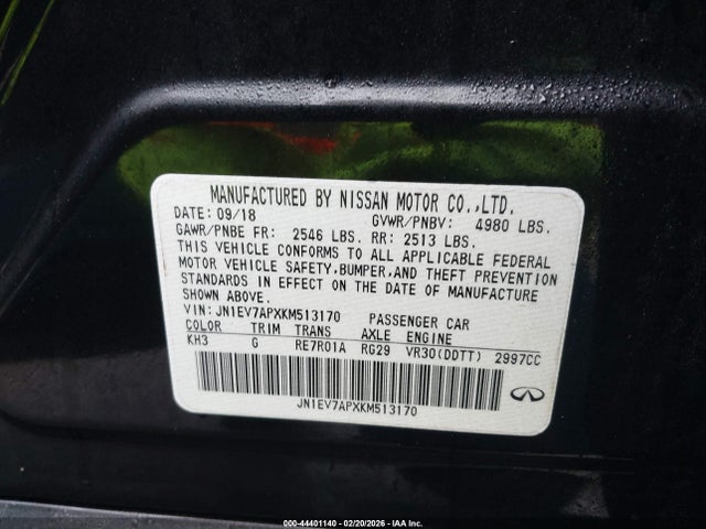 INFINITI Q50 3.0t Luxe