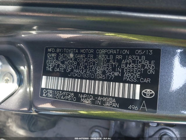 Toyota Prius c Two