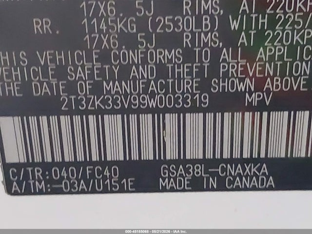 Toyota RAV4 Base V6