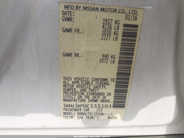 Nissan Altima 2.5 Sl