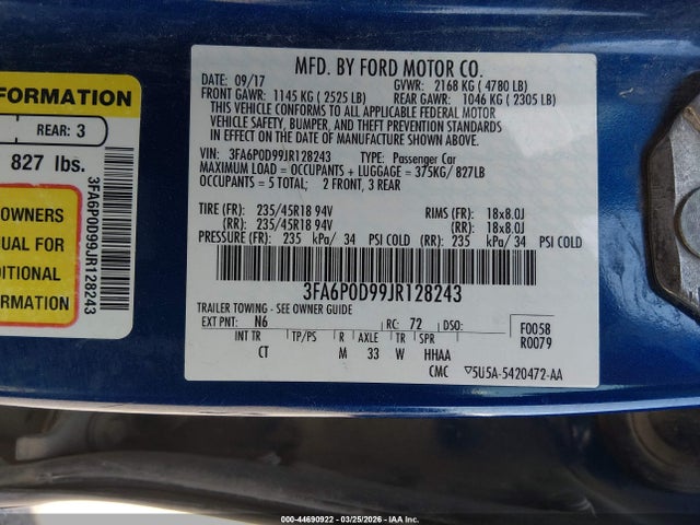 Ford Fusion Titanium